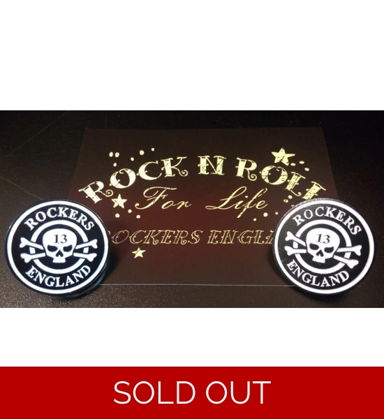 2 Rockers England Metal Enamel Pin Badges 2 Rockers England Metal Enamel Pin Badges